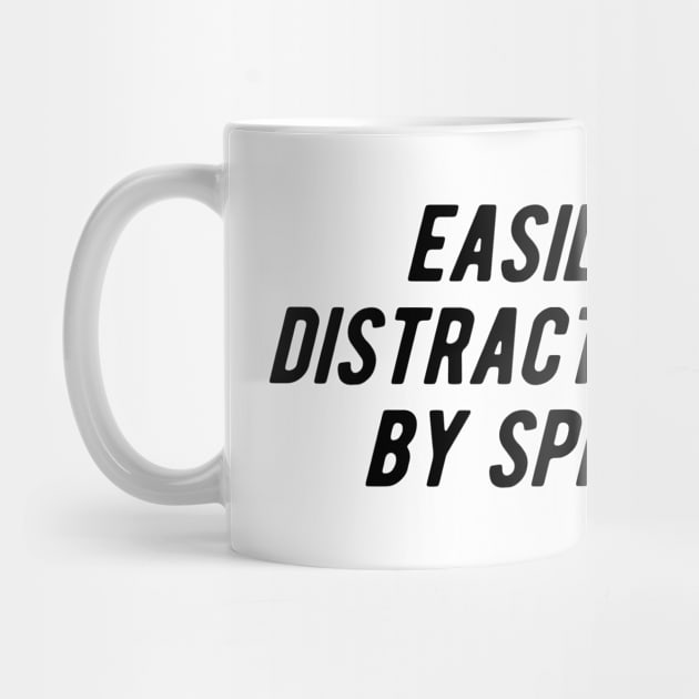 Chiropractor - Easily distracted by spine by KC Happy Shop